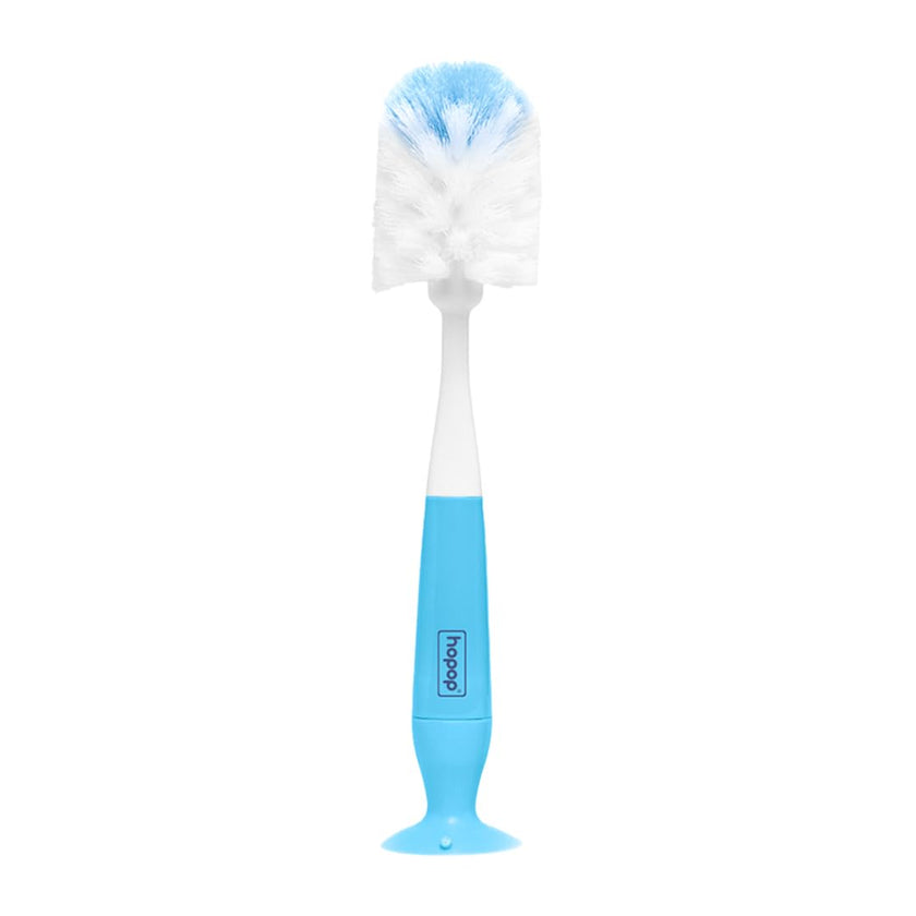 1st Step Bottle and Nipple Cleaning Brush with Nylon bristles for Easy Cleaning (Blue)