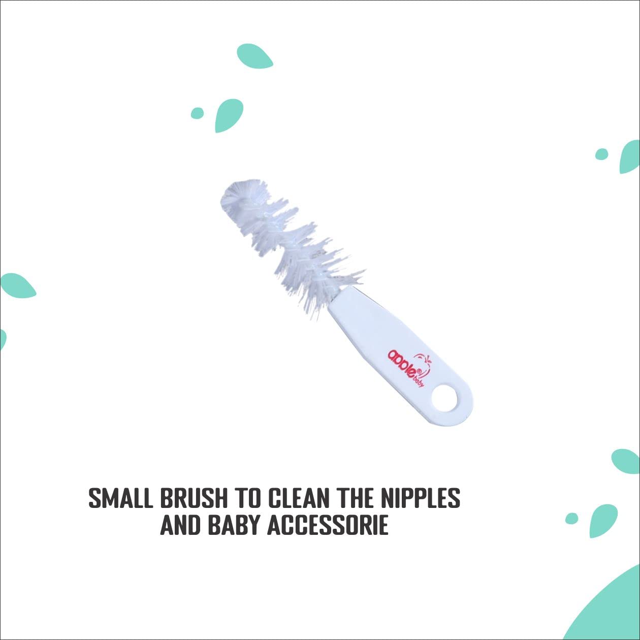 Apple Baby Bottle Brush for Babies & Kids - Mamadada