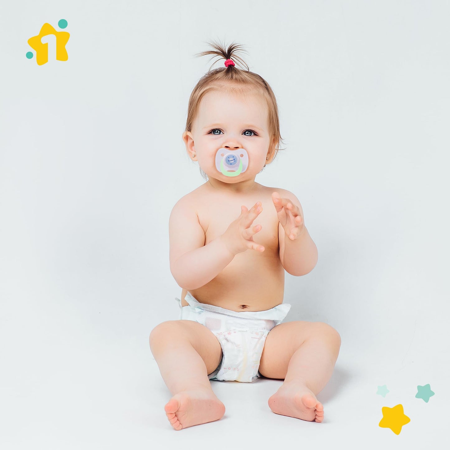 1st Step Glow in The Dark Pacifier (Pack of 1) - Mamadada