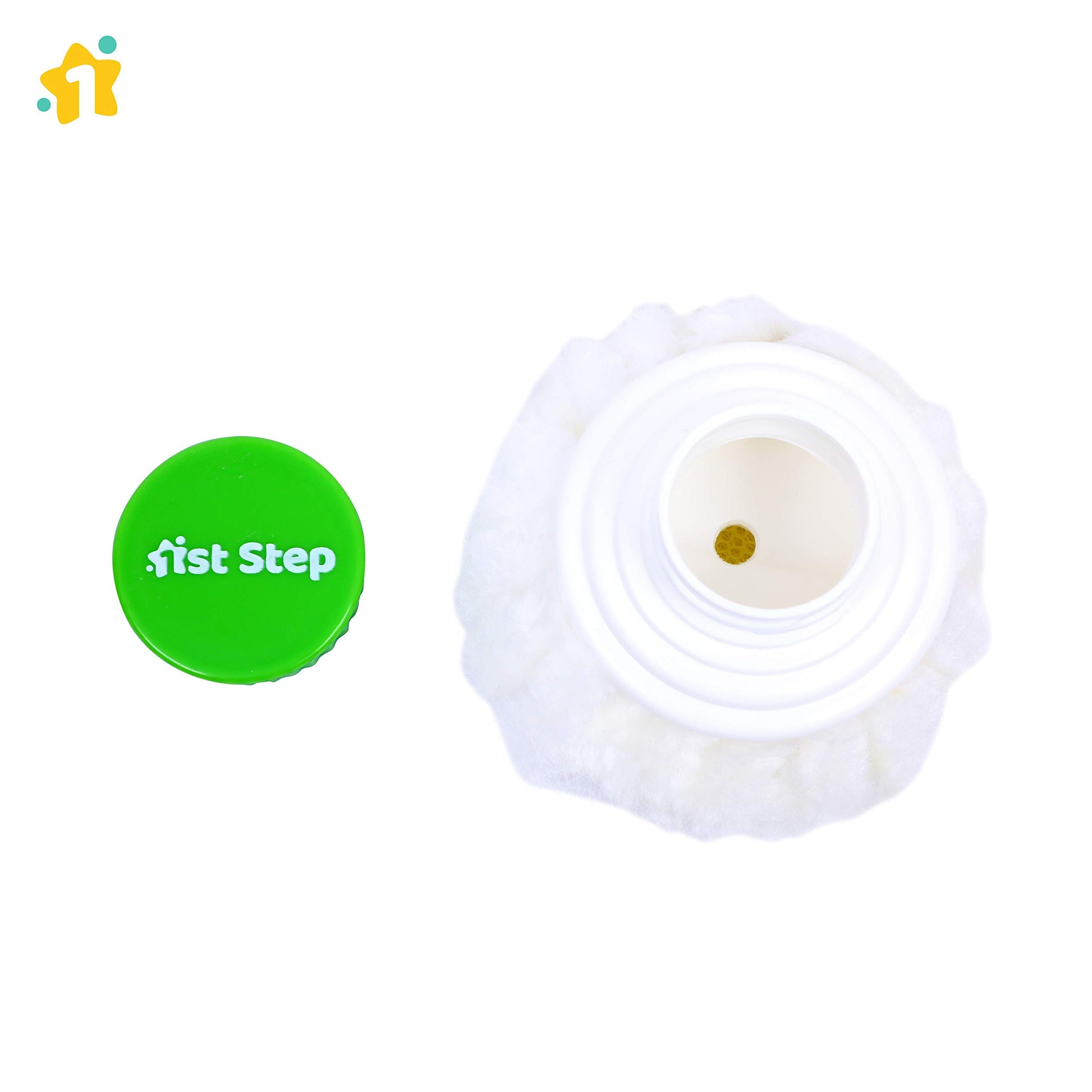 1st Step Powder Box With Refillable Powder Puff- Blue