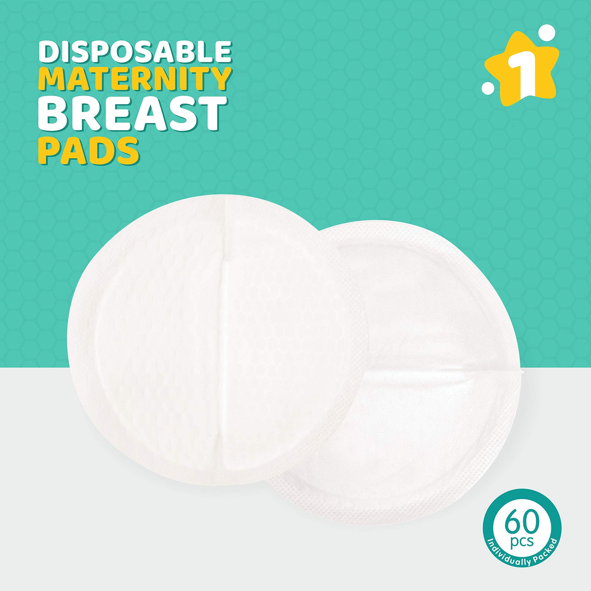 1st Step Honey Comb Lining, Super Absorbant Disposable Breast Pads