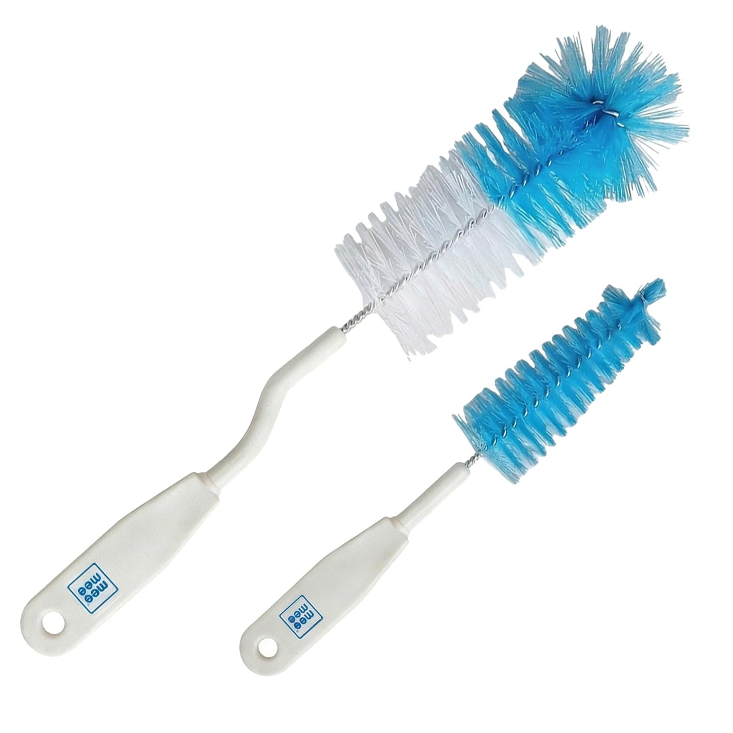 1st Step Bottle and Nipple Cleaning Brush with Nylon bristles for Easy Cleaning (Blue) - Mamadada