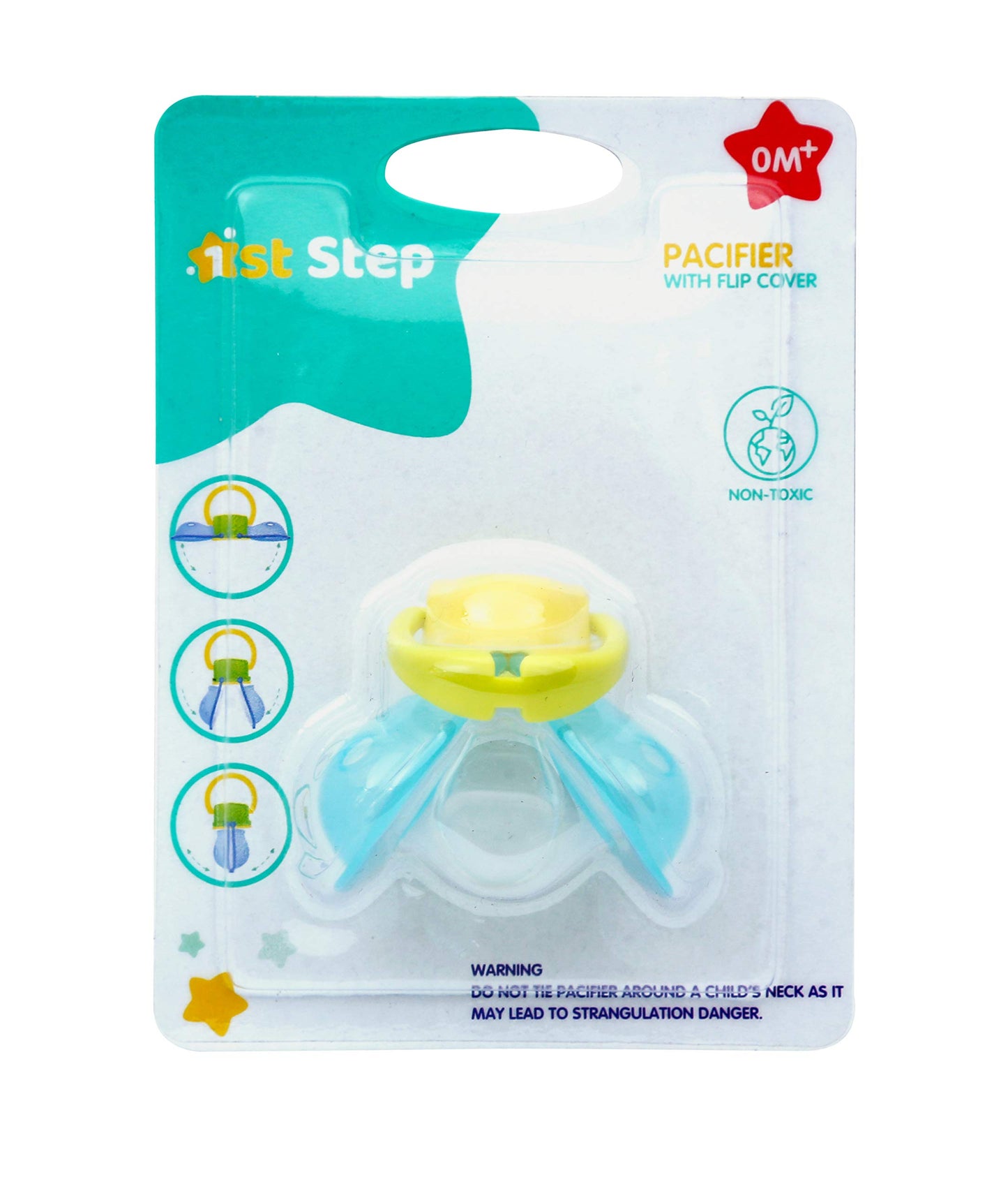 1st Step Soft Silicone Pacifier-Blue - Mamadada
