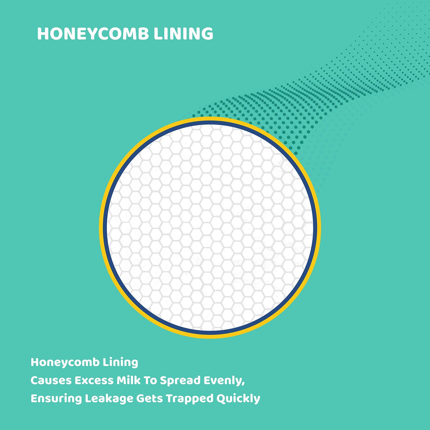 1st Step Honey Comb Lining, Super Absorbant Disposable Breast Pads - Mamadada