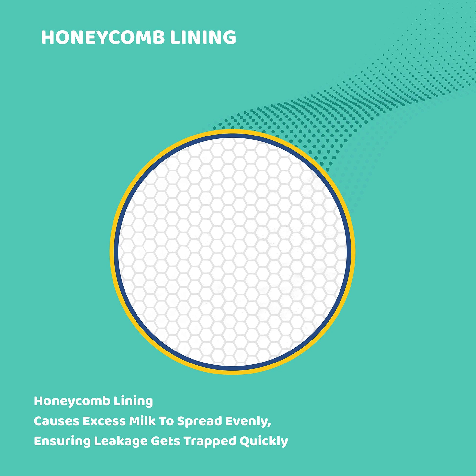 1st Step Honey Comb Lining, Super Absorbant Disposable Breast Pads