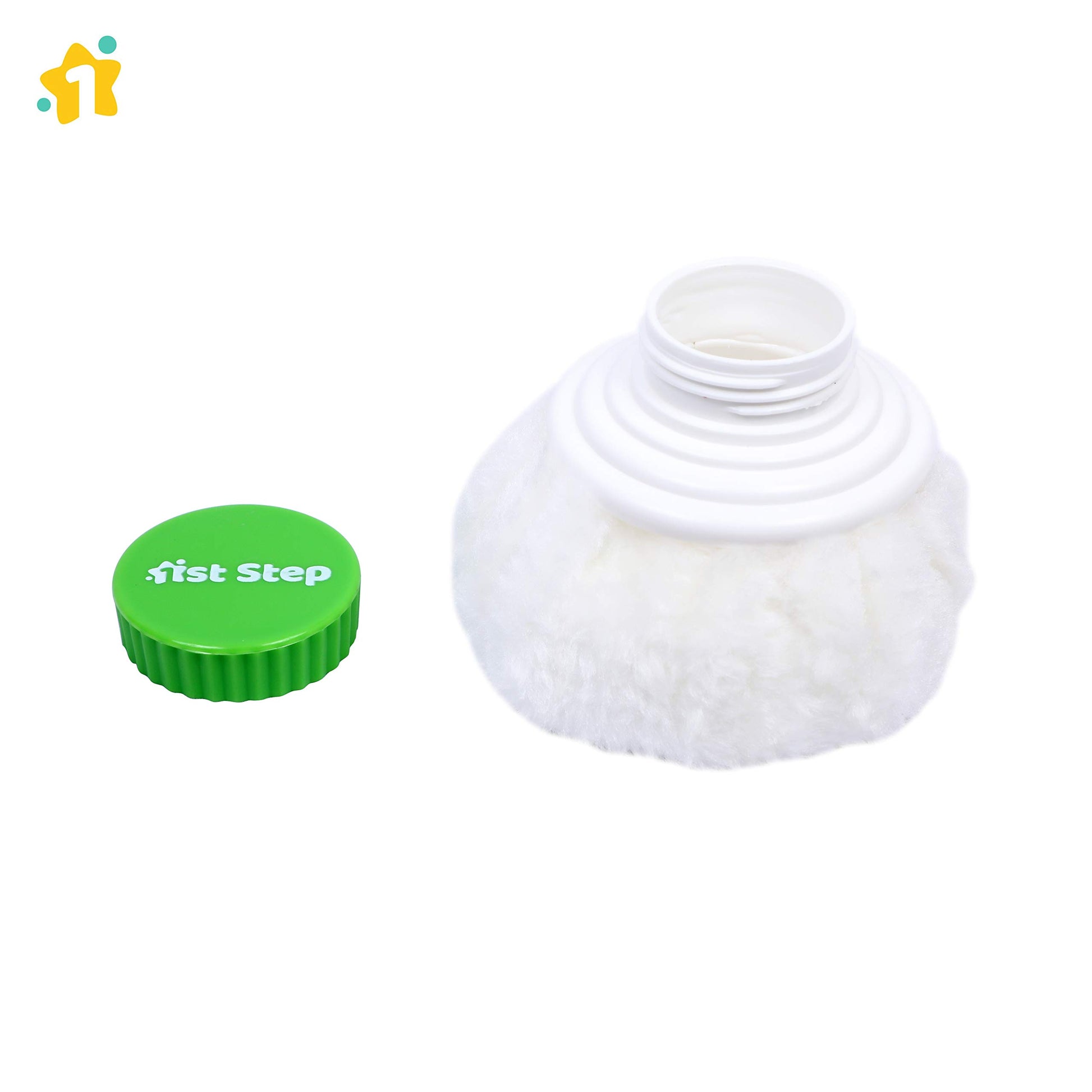 1st Step Powder Box With Refillable Powder Puff- Blue