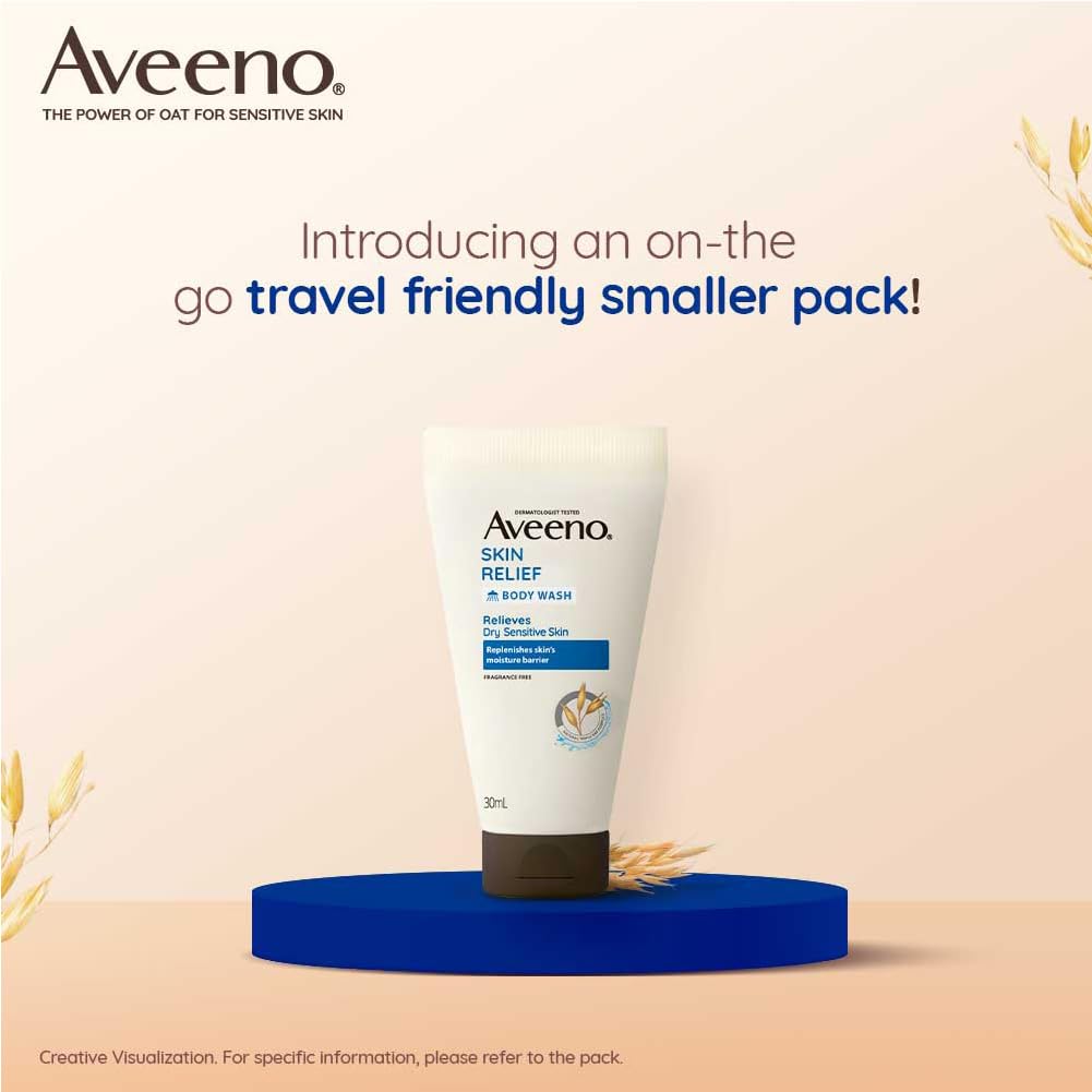 Aveeno Skin Relief Body Wash for Sensitive Dry Skin 354ml