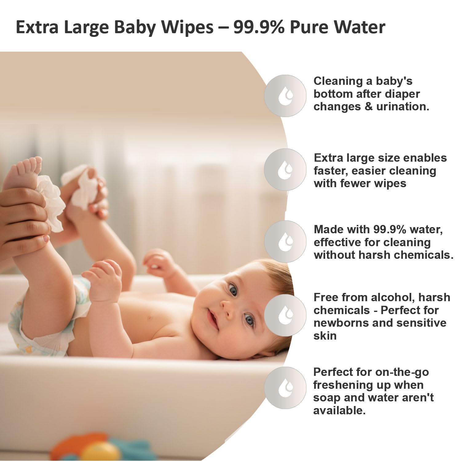 Apple Baby Wipes Buy1Get1 for Babies & Kids