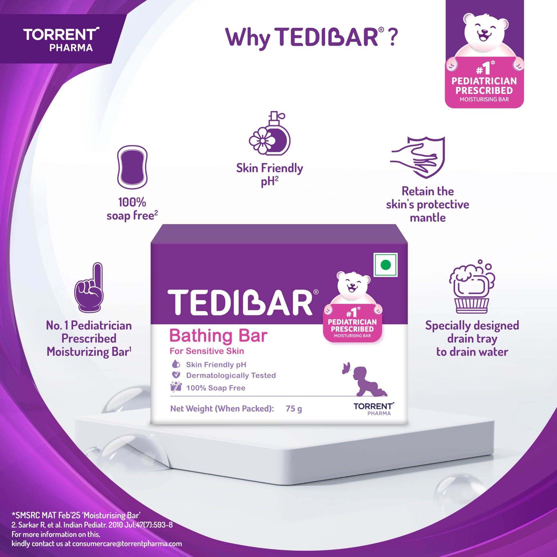 Tedi Bar Soap for Babies & Kids