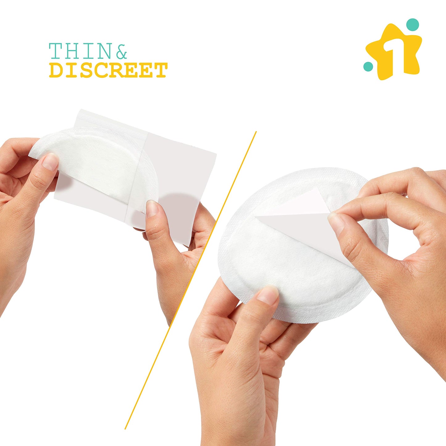1st Step Honey Comb Lining, Super Absorbant Disposable Breast Pads - Mamadada