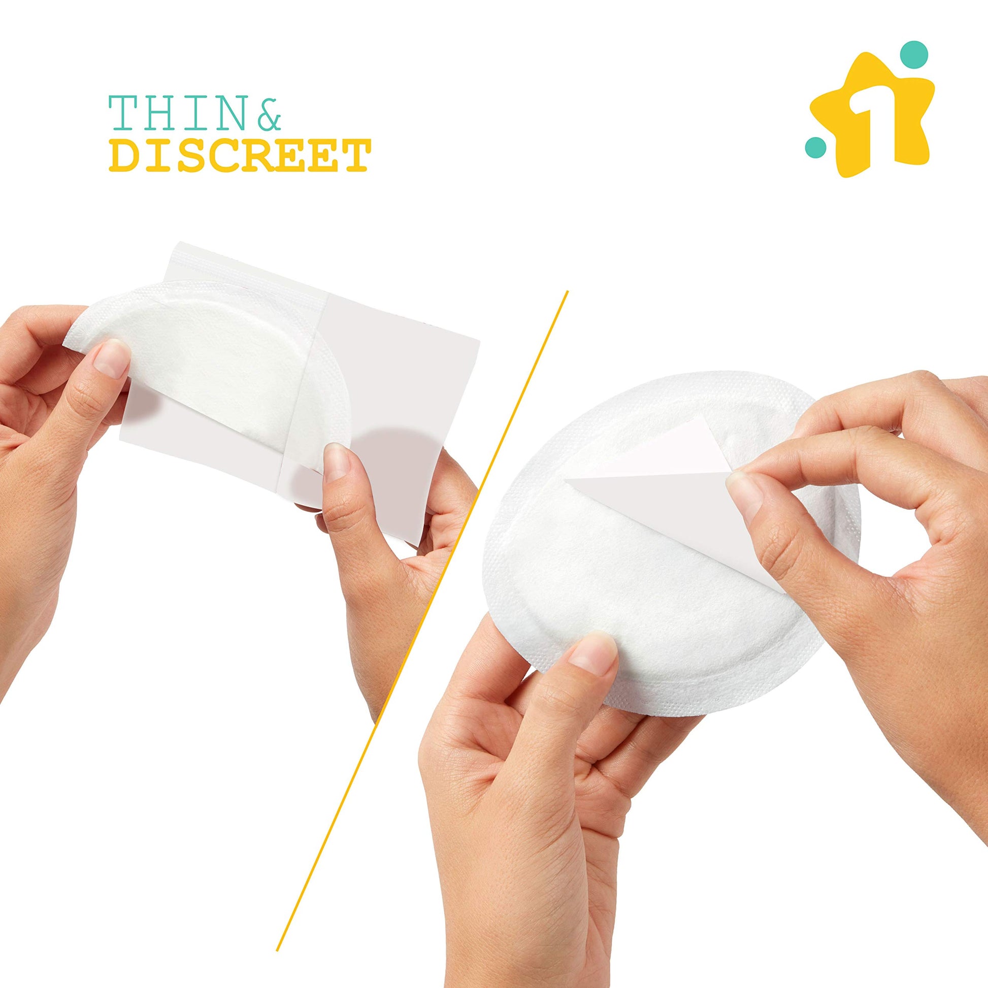 1st Step Honey Comb Lining, Super Absorbant Disposable Breast Pads