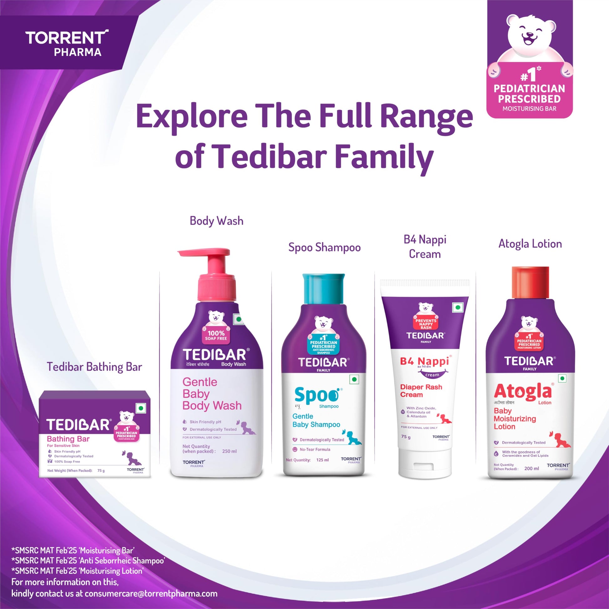 Tedi Bar Gentel Wash for Babies & Kids