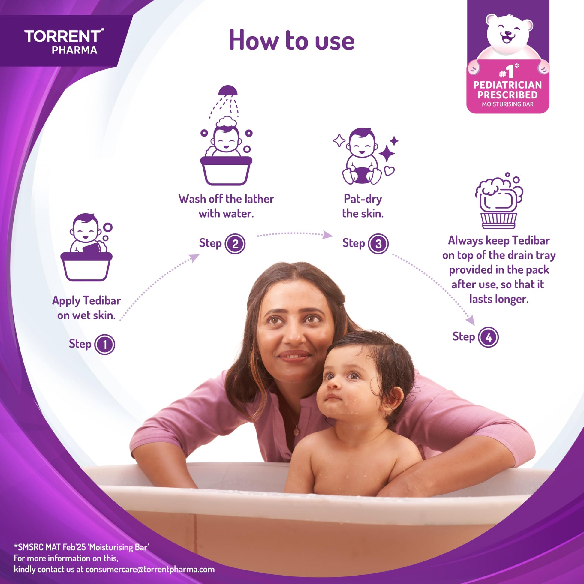 Tedi Bar Soap for Babies & Kids