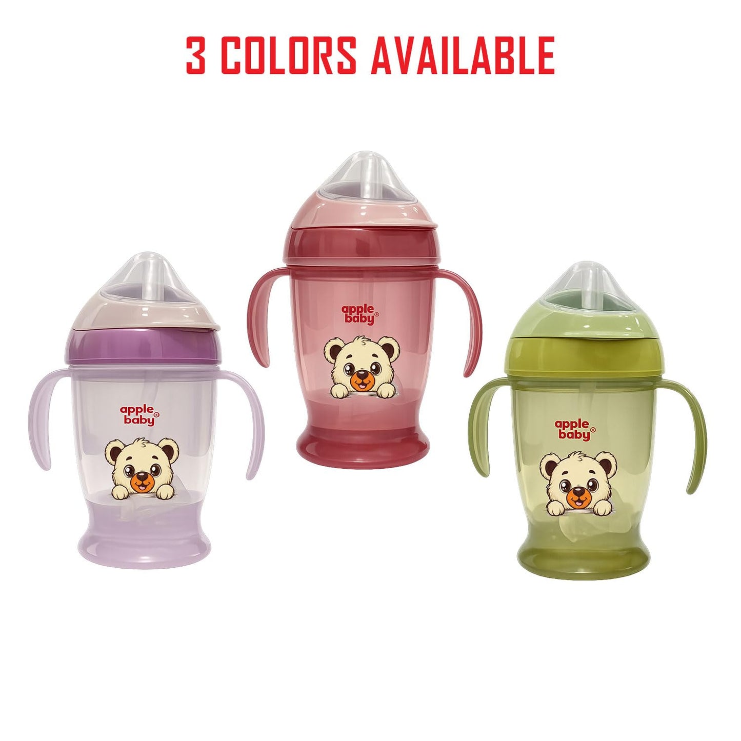 Apple Baby Sipper Bottle for Babies & Kids - Mamadada