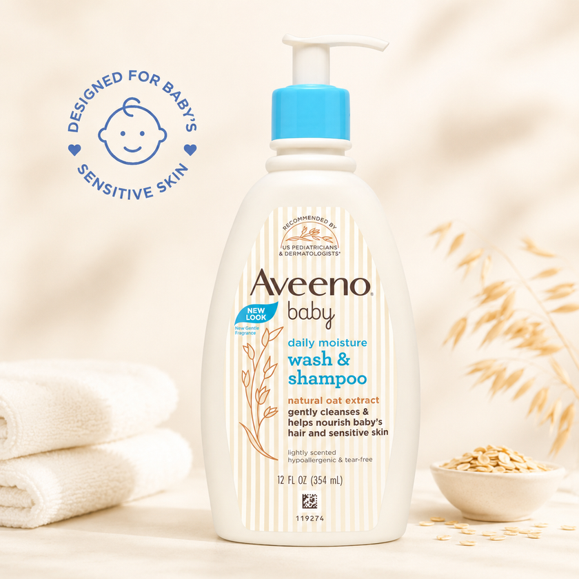 Aveeno Baby Daily Moisture Wash & Shampoo
