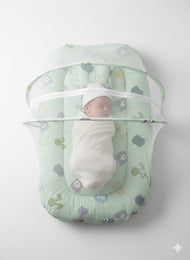 Baby Light Green Mosquito Net Sleeping