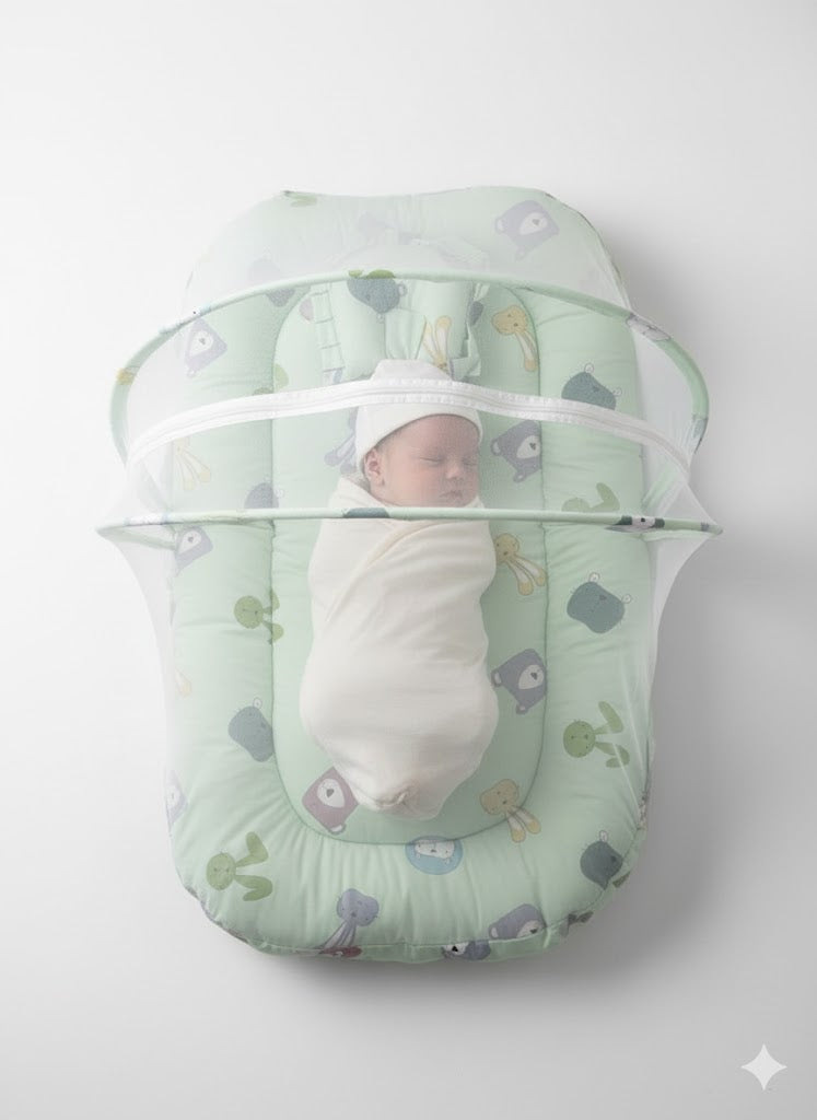 Baby Light Green Mosquito Net Sleeping
