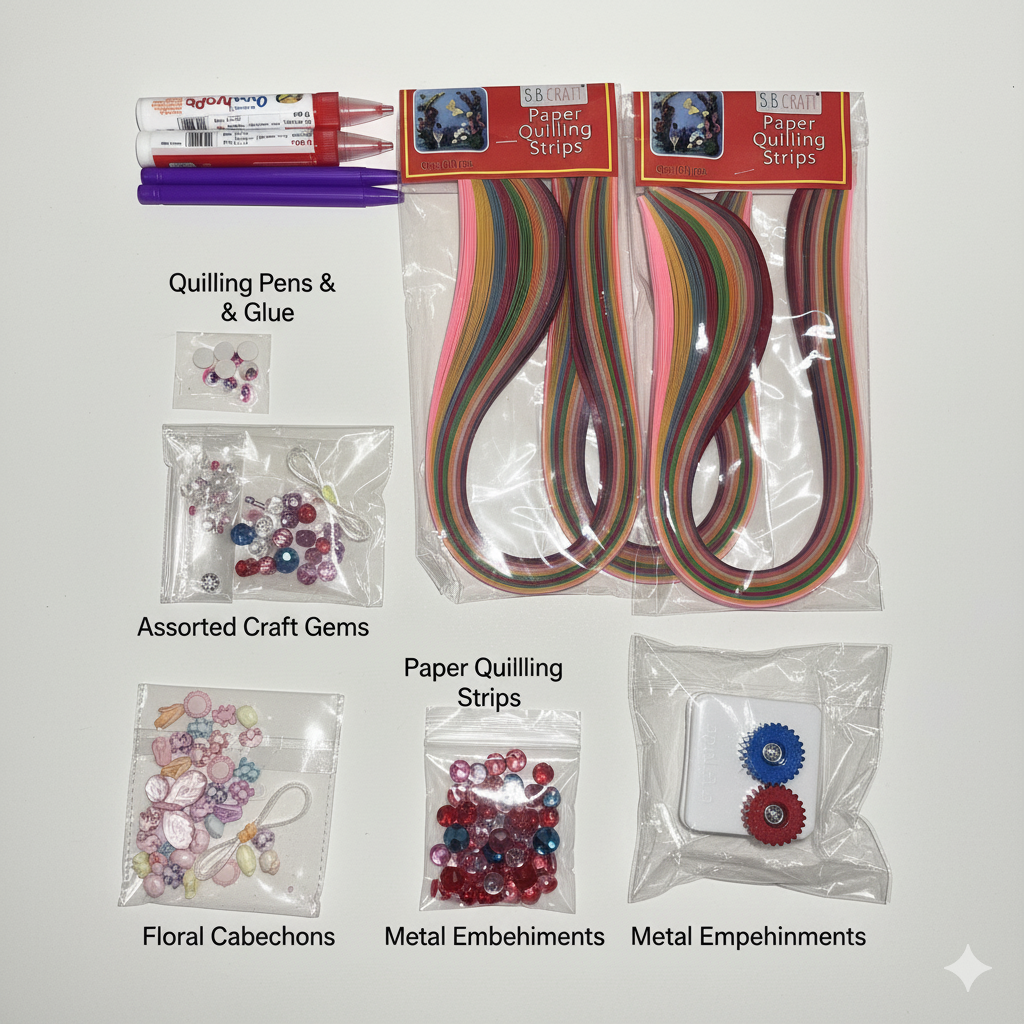 5-in-1 Creative Quilling Kit for Kids – Roll, Shape & Create - Mamadada