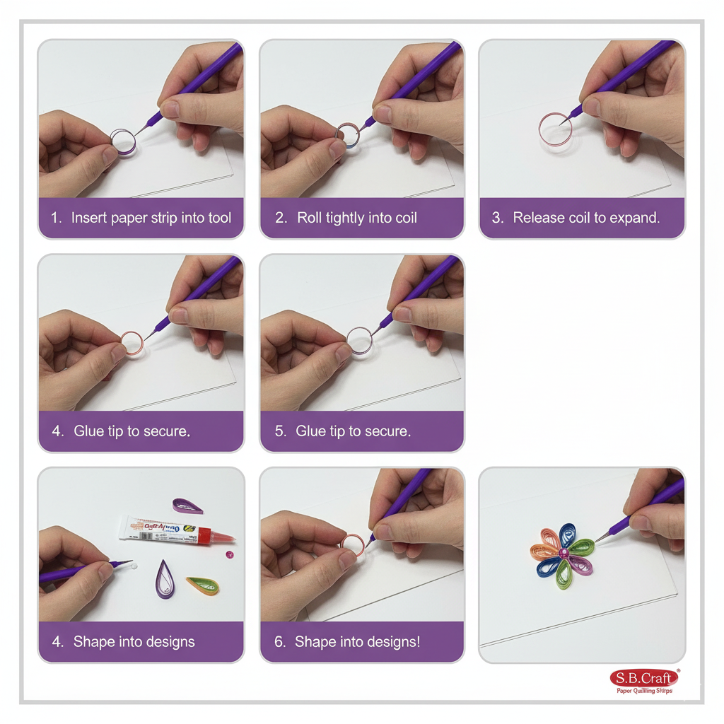 5-in-1 Creative Quilling Kit for Kids – Roll, Shape & Create - Mamadada