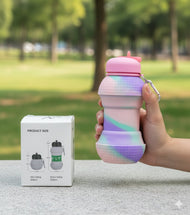 Foldable Silicone Water Bottle – 550ml
