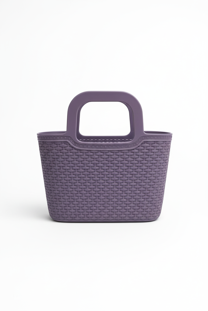 Woven Texture Plastic Baskets – Trendy & Practical - Mamadada