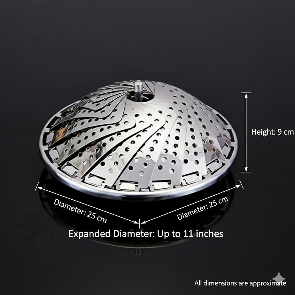 Stainless Steel Fruits Tray & Drainer Basket – Multipurpose Kitchen Strainer - Mamadada