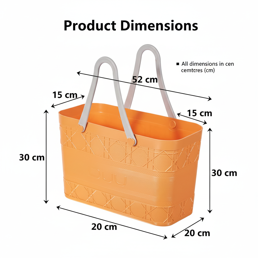 DUU Modern Multipurpose Baskets with Soft Handles - Mamadada