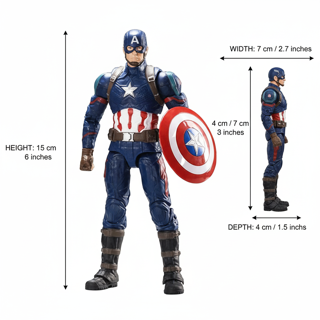 Captain America Action Figure – The Infinity Saga Collection - Mamadada