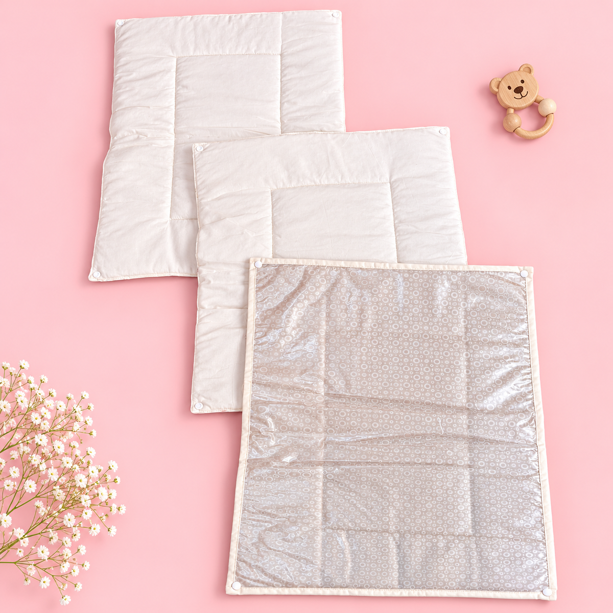 Muslin Diaper Changing Mat Set of 3