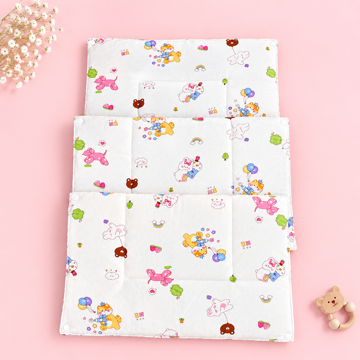 Muslin Diaper Changing Mat Set of 3